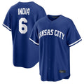 Kansas City Royals #6 Jonathan India Player Royal HeidiMiller Game Home Stitched Jerseys