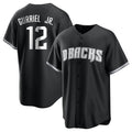 Arizona Diamondbacks #12 Lourdes Gurriel Jr Player Black HeidiMiller Game Home Stitched Jerseys