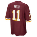 W.Football Team #11 Alex Smith Burgundy HeidiMiller Game Player Jersey