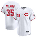 Cincinnati Reds #35 Jose Trevino Player White HeidiMiller Limited Home Stitched Jerseys