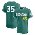 Boston Red Sox #35 Garrett Crochet Player Green HeidiMiller City Connect Limited Elite Home Game Stitched Jerseys1