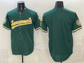 Oakland Athletics Blank 2026 Green HeidiMiller Alternate Sacramento Celebrating 125 Years Vapor Limited Stitched Jersey