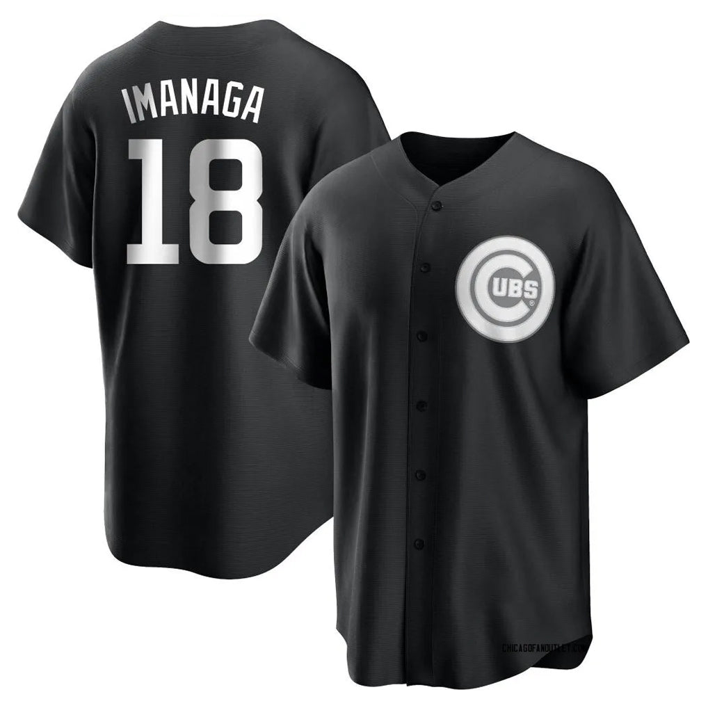 Chicago Cubs #18 Shota Imanaga Player Black HeidiMiller Game Stitched Jerseys