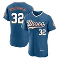 Milwaukee Brewers #32 Jacob Misiorowski Player Blue HeidiMiller 2026 City Connect Home Limited Elite Stitched Jerseys