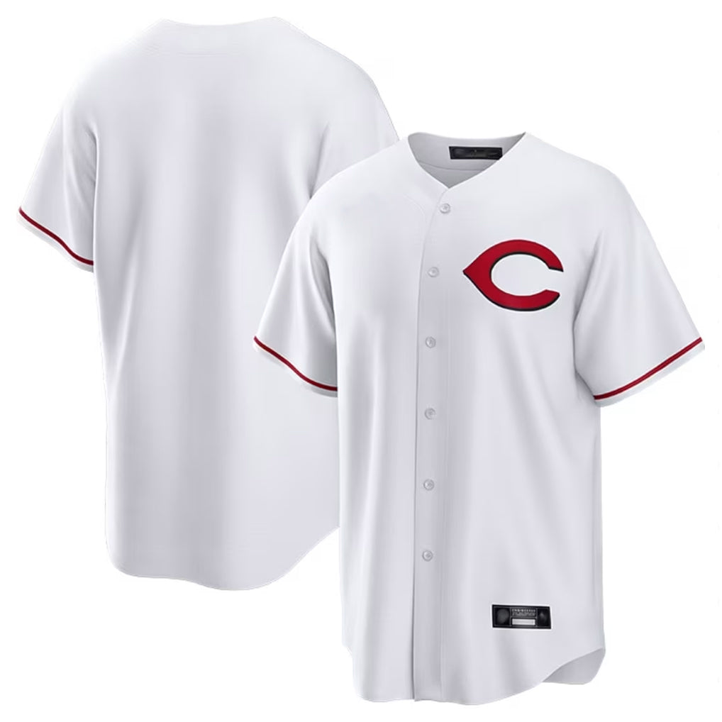 Cincinnati Reds Blank Player White HeidiMiller Home Game Stitched Jerseys