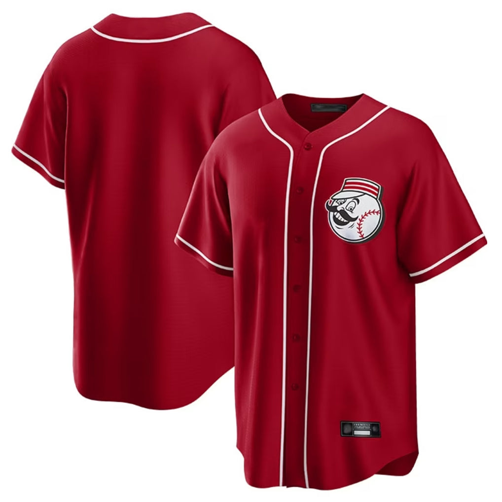 Cincinnati Reds Blank Player Red HeidiMiller Home Game Stitched Jerseys