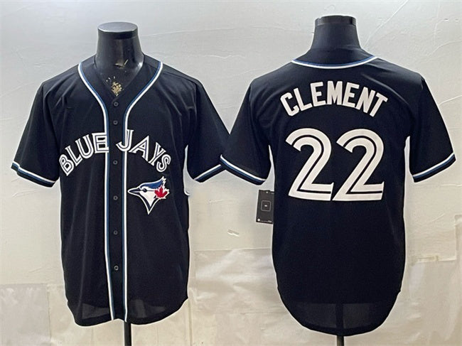 Toronto Blue Jays #22 Ernie Clement 2026 Fashion Replica Black HeidiMiller Out Stitched Jersey
