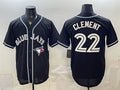 Toronto Blue Jays #22 Ernie Clement 2026 Fashion Replica Black HeidiMiller Out Stitched Jersey