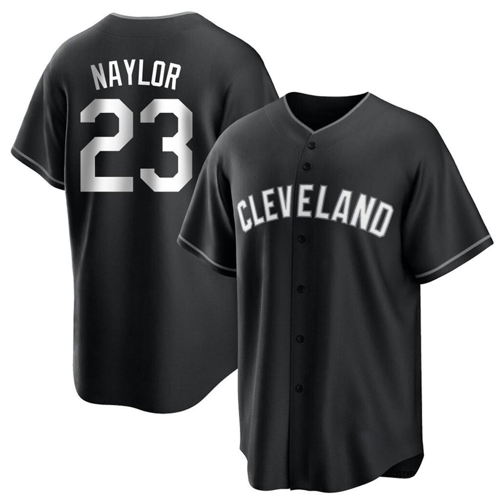 Cleveland Guardians #23 Bo Naylor Player Black HeidiMiller Home Game Stitched Jerseys