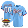 Custom Texas Rangers x One Piece Blue HeidiMiller Vapor Premier Limited Jersey - Stitched
