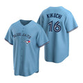 Toronto Blue Jays #16 Yusei Kikuchi Light Blue HeidiMiller Cool Base Stitched Jersey