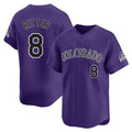 Colorado Rockies #8 Ryan Ritter Player Purple HeidiMiller Limited Home Stitched Jerseys