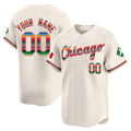 Custom Chicago White Sox Mexico Vapor Premier Limited Jersey V3- Cream HeidiMiller