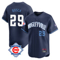 Chicago Cubs #29 Michael Busch Player Navy HeidiMiller City Connect 150th Anniversary Limited Home Stitched Jerseys