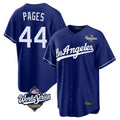 Los Angeles Dodgers #44 Andy Pages Player Royal HeidiMiller World Series Game Stitched Jerseys
