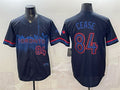 Toronto Blue Jays #84 Dylan Cease Navy HeidiMiller 2024 City Connect Limited Stitched Jersey