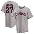 Cleveland Guardians #27 Austin Hedges Player Gray HeidiMiller Game Home Stitched Jerseys
