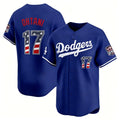 Los Angeles Dodgers #17 Shohei Ohtani Royal HeidiMiller USA 250 Fourth of July Limited Stitched Jersey