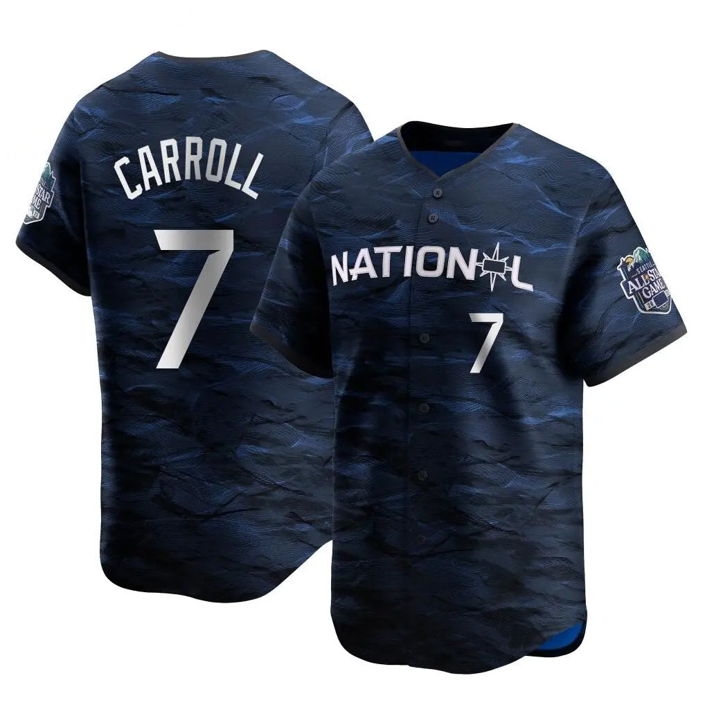 Arizona Diamondbacks #7 Corbin Carroll Player Royal HeidiMiller Limited National League Game All-Star Stitched Jerseys