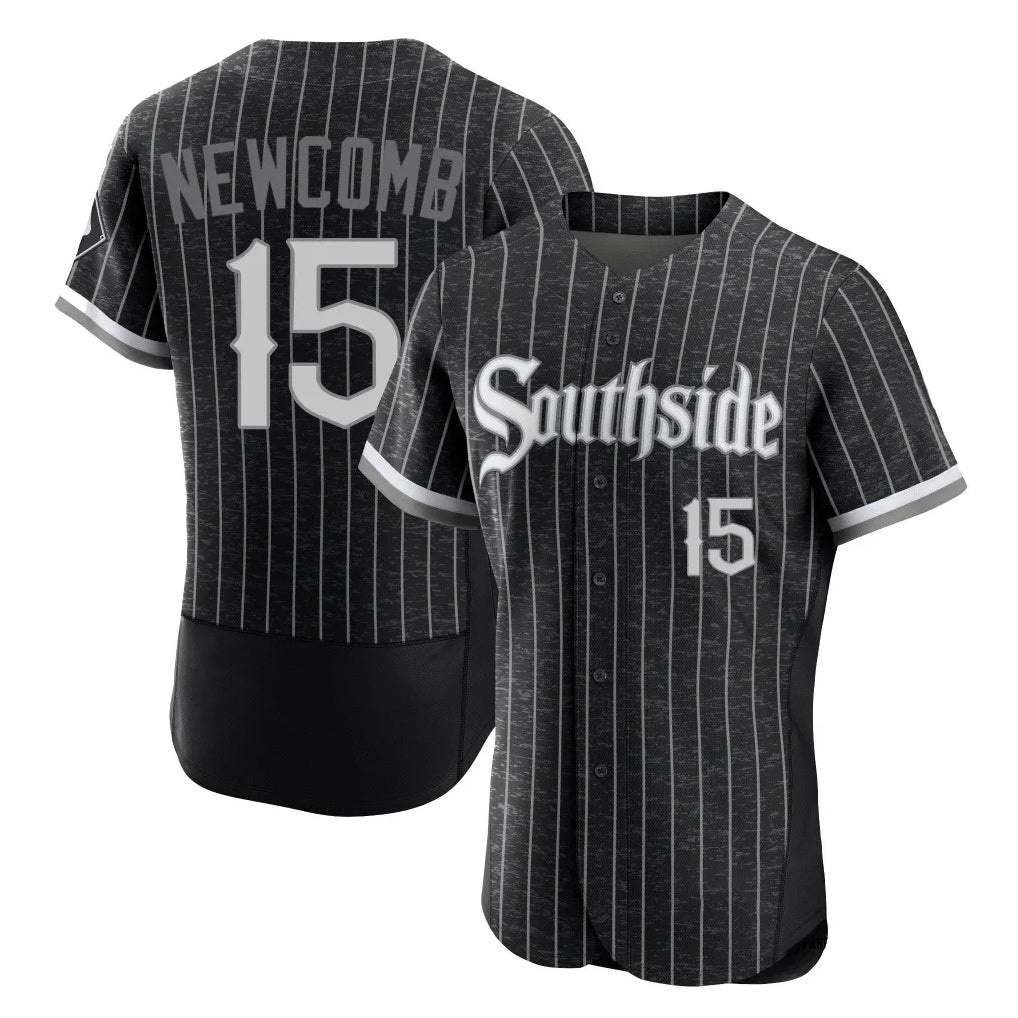 Chicago White Sox #15 Sean Newcomb Player Black HeidiMiller City Connect Limited Elite Home Stitched Jerseys