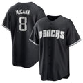 Arizona Diamondbacks #8 James McCann Player Black HeidiMiller Game Home Stitched Jerseys