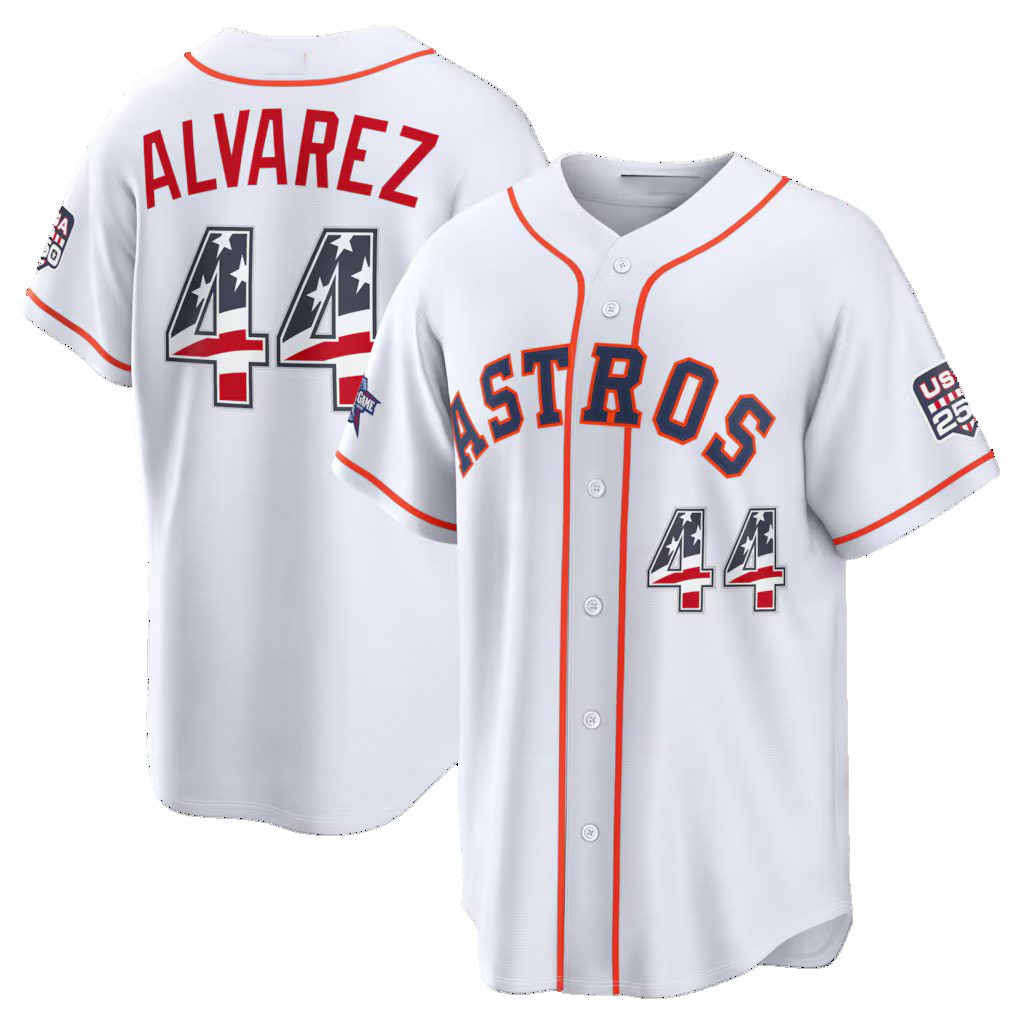 Houston Astros #44 Yordan Alvarez 2026 All-Star Edition Stars & Stripes White HeidiMiller Stadium Jersey