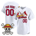 Custom St. Louis Cardinals x One Piece White HeidiMiller Vapor Premier Limited Jersey - Stitched