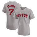 Boston Red Sox #7 Masataka Yoshida Player Gray HeidiMiller Road Limited Elite Home Game Stitched Jerseys1