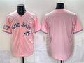 Toronto Blue Jays Blank Pink HeidiMiller 50 Seasons Patch Stitched Jersey