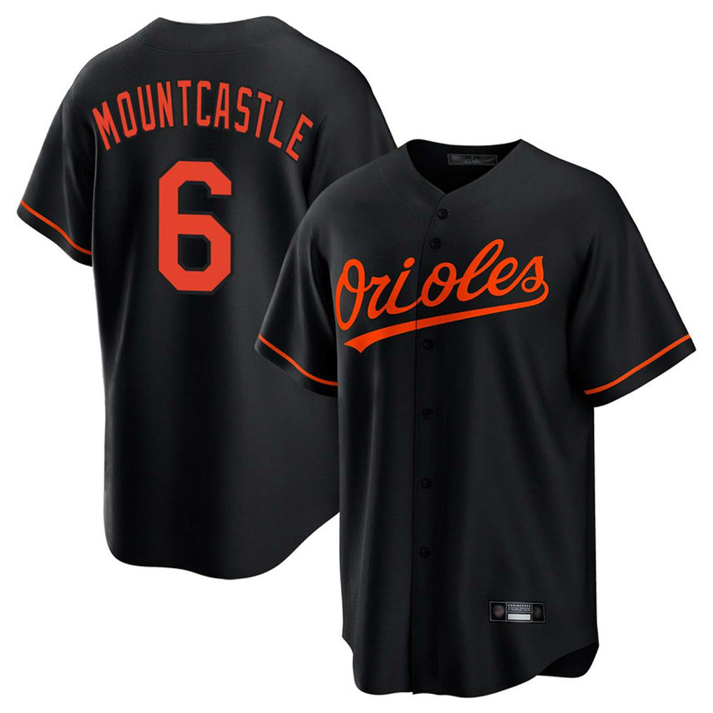 Baltimore Orioles #6 Ryan Mountcastle Player Black HeidiMiller Home Game Stitched Jerseys