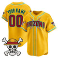 Custom Arizona Diamondbacks x One Piece Gold HeidiMiller Vapor Premier Limited Jersey - Stitched