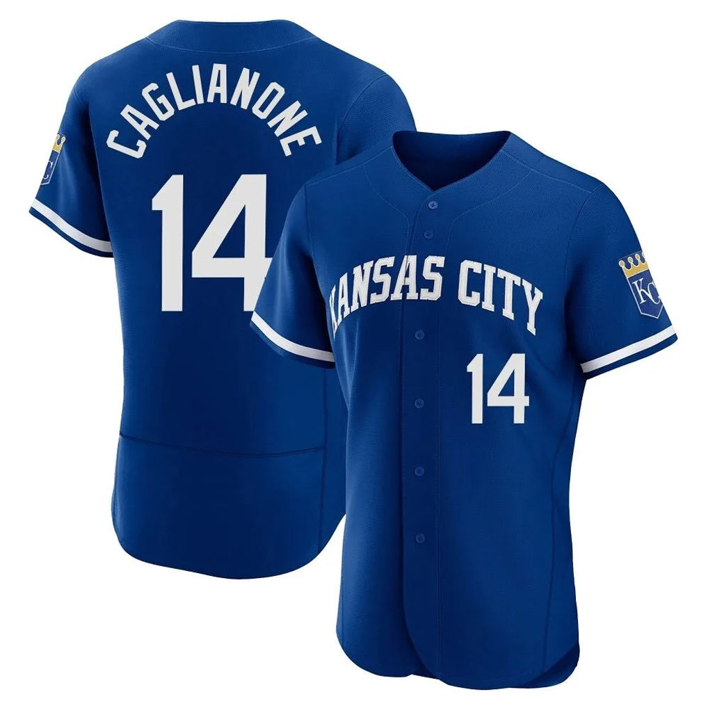 Kansas City Royals #14 Jac Caglianone Player Royal HeidiMiller City Connect Limited Elite Home Game Stitched Jerseys
