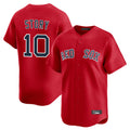 Boston Red Sox #10 Trevor Story Player Red HeidiMiller Limited Home Game Stitched Jerseys1