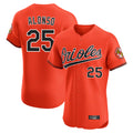 Baltimore Orioles #25 Pete Alonso Player Orange HeidiMiller Limited Elite Home Game Stitched Jerseys