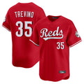 Cincinnati Reds #35 Jose Trevino Player Red HeidiMiller Home Limited Stitched Jerseys