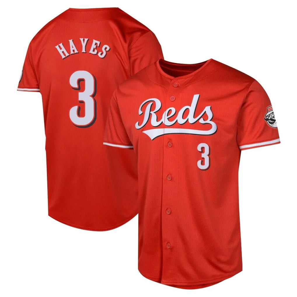 Cincinnati Reds #3 Ke'Bryan Hayes Player Red HeidiMiller 2026 City Connect Limited Home Stitched Jerseys