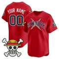 Custom New York Yankees x One Piece Red HeidiMiller Vapor Premier Limited Jersey - Stitched