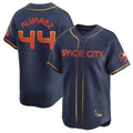 Houston Astros #44 Yordan Alvarez Player Navy HeidiMiller City Connect Limited Home Game Stitched Jerseys