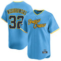 Milwaukee Brewers #32 Jacob Misiorowski Player Light Blue HeidiMiller City Connect Home Limited Stitched Jerseys