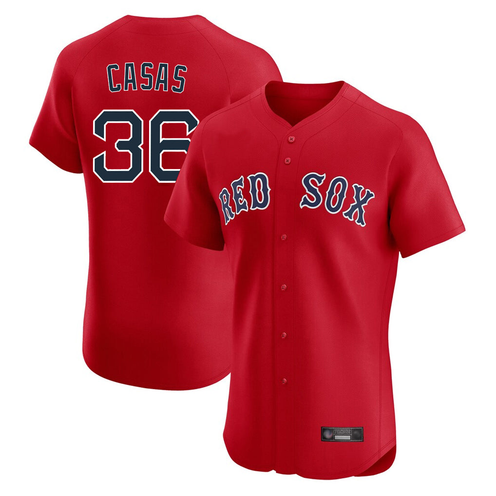 Boston Red Sox #36 Triston Casas Player Red HeidiMiller Limited Elite Home Game Stitched Jerseys1