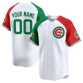 Custom Chicago Cubs Mexico Vapor Premier Limited Jersey V3 ¨C White 2 HeidiMiller