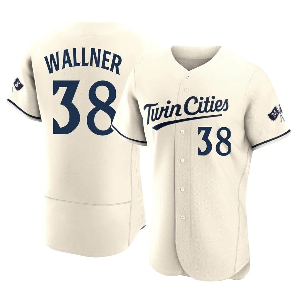 Minnesota Twins #38 Matt Wallner Player Cream HeidiMiller Home Limited Elite Stitched Jerseys