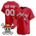 Custom Toronto Blue Jays x One Piece Red HeidiMiller Vapor Premier Limited Jersey - Stitched