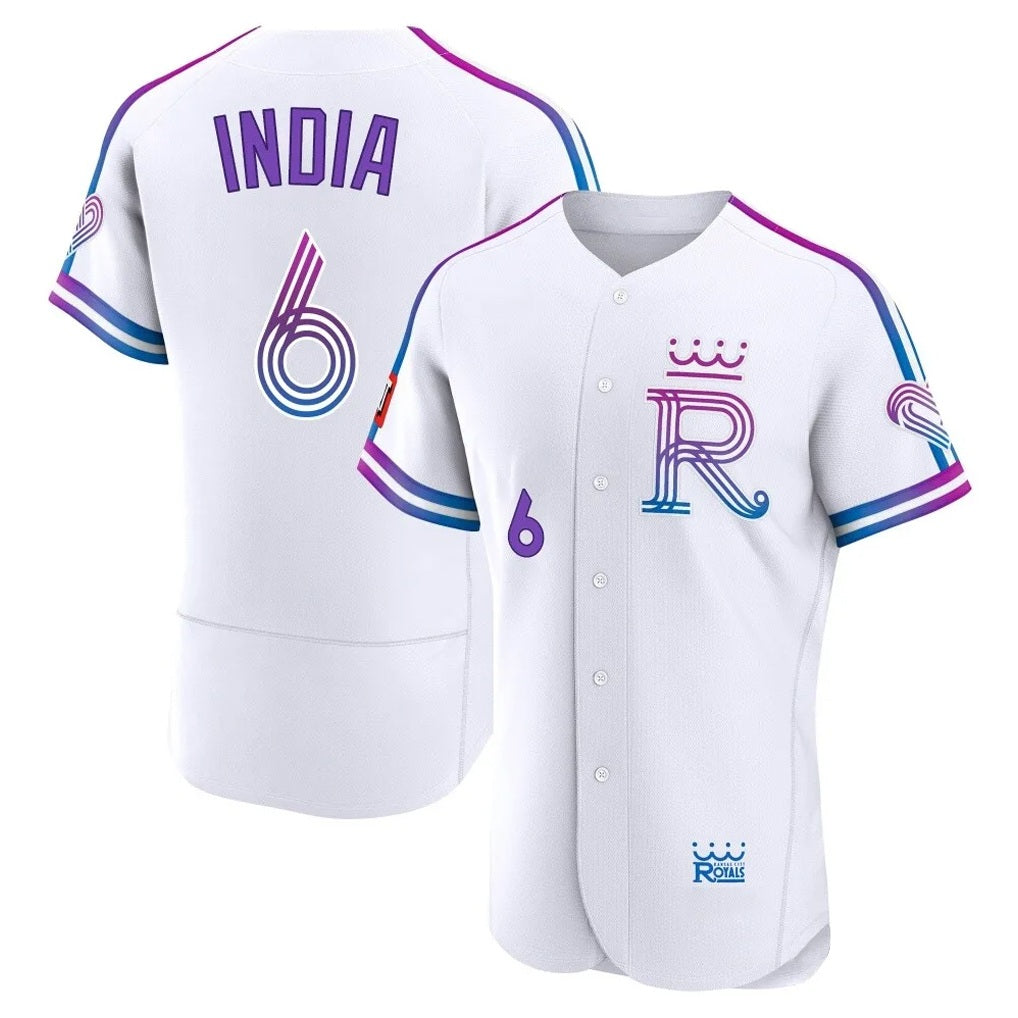 Kansas City Royals #6 Jonathan India Player White HeidiMiller 2026 City Connect Limited Elite Home Stitched Jerseys