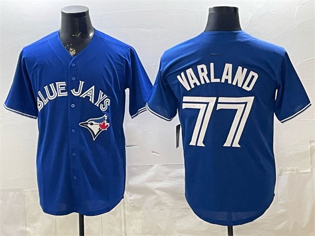 Toronto Blue Jays #77 Louis Varland Royal HeidiMiller 2025 Limited Stitched Jersey