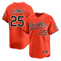 Baltimore Orioles #25 Pete Alonso Player Orange HeidiMiller Limited Home Game Stitched Jerseys