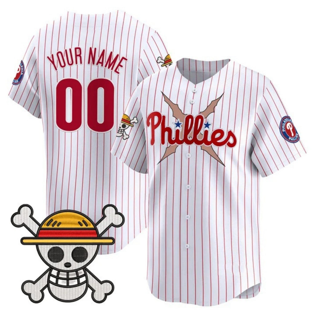 Custom Philadelphia Phillies x One Piece White HeidiMiller Vapor Premier Limited Jersey - Stitched