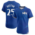 Minnesota Twins #25 Byron Buxton Player Royal HeidiMiller City Connect Limited Elite Home Stitched Jerseys