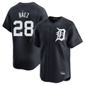 Detroit Tigers #28 Javier Baez Player Navy HeidiMiller Home Limited Game Stitched Jerseys