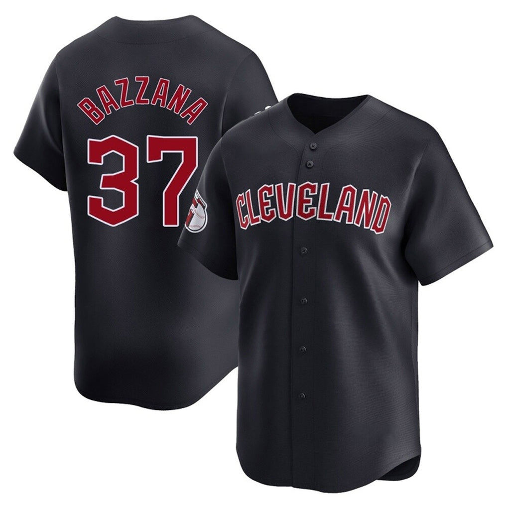 Cleveland Guardians #37 Travis Bazzana Player Navy HeidiMiller Limited Home Game Stitched Jerseys